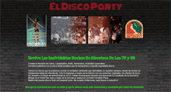 Desktop Screenshot of eldiscoparty.com